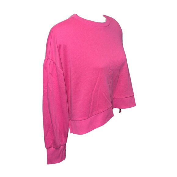 Cabana By Crown & Ivy Womens Pink Pullover Sweatshirt XL Relaxed Fit Long Sleeve - Picture 2 of 6